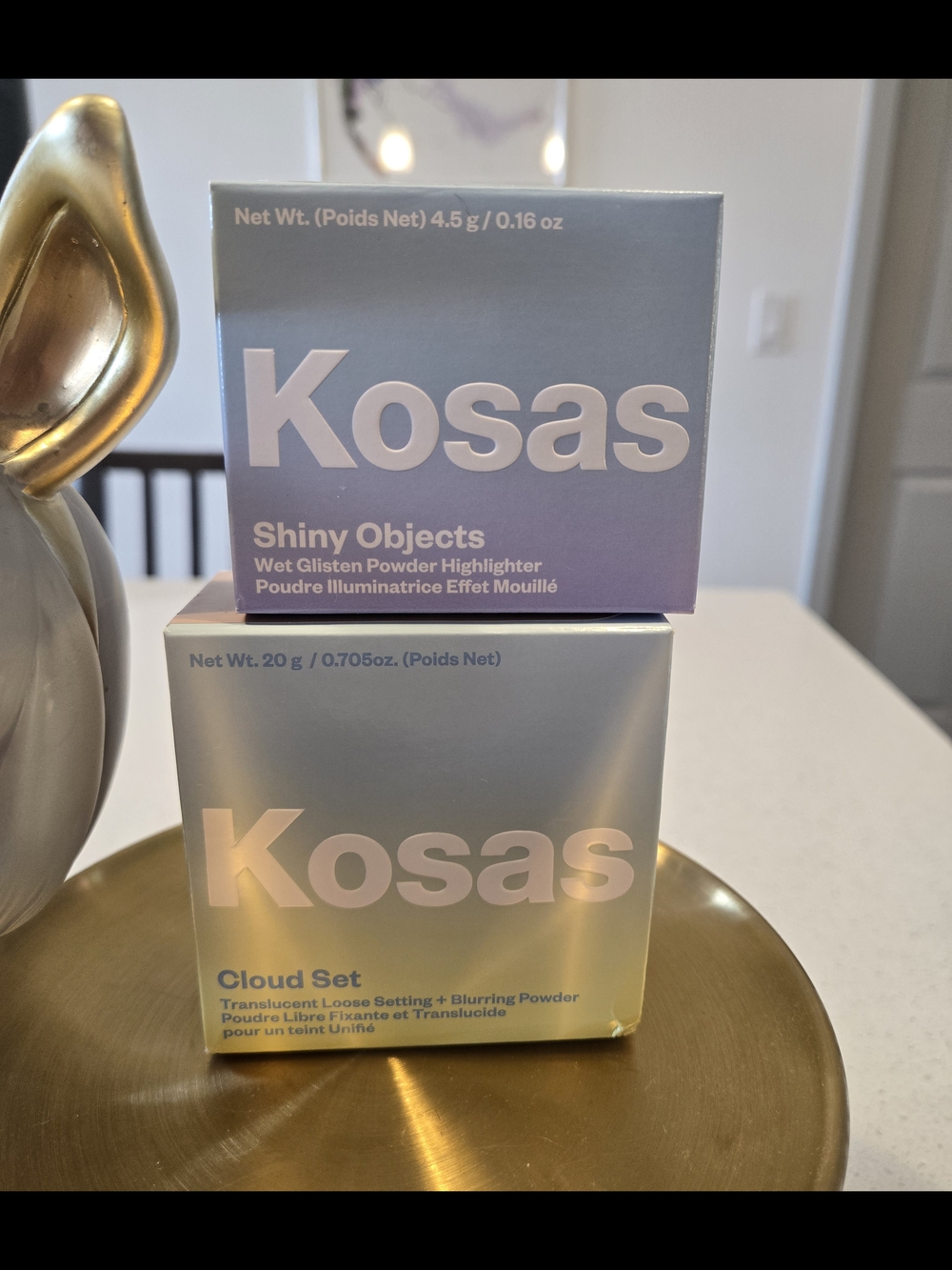 Kosas Shiny Objects Highlighter & Cloud Set Powder New!